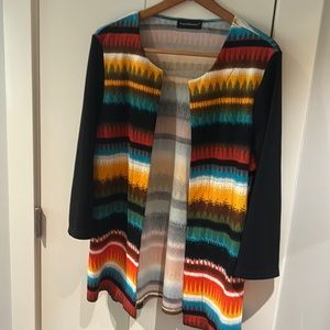 Travel Element ladies lightweight jacket black & Southwest colors